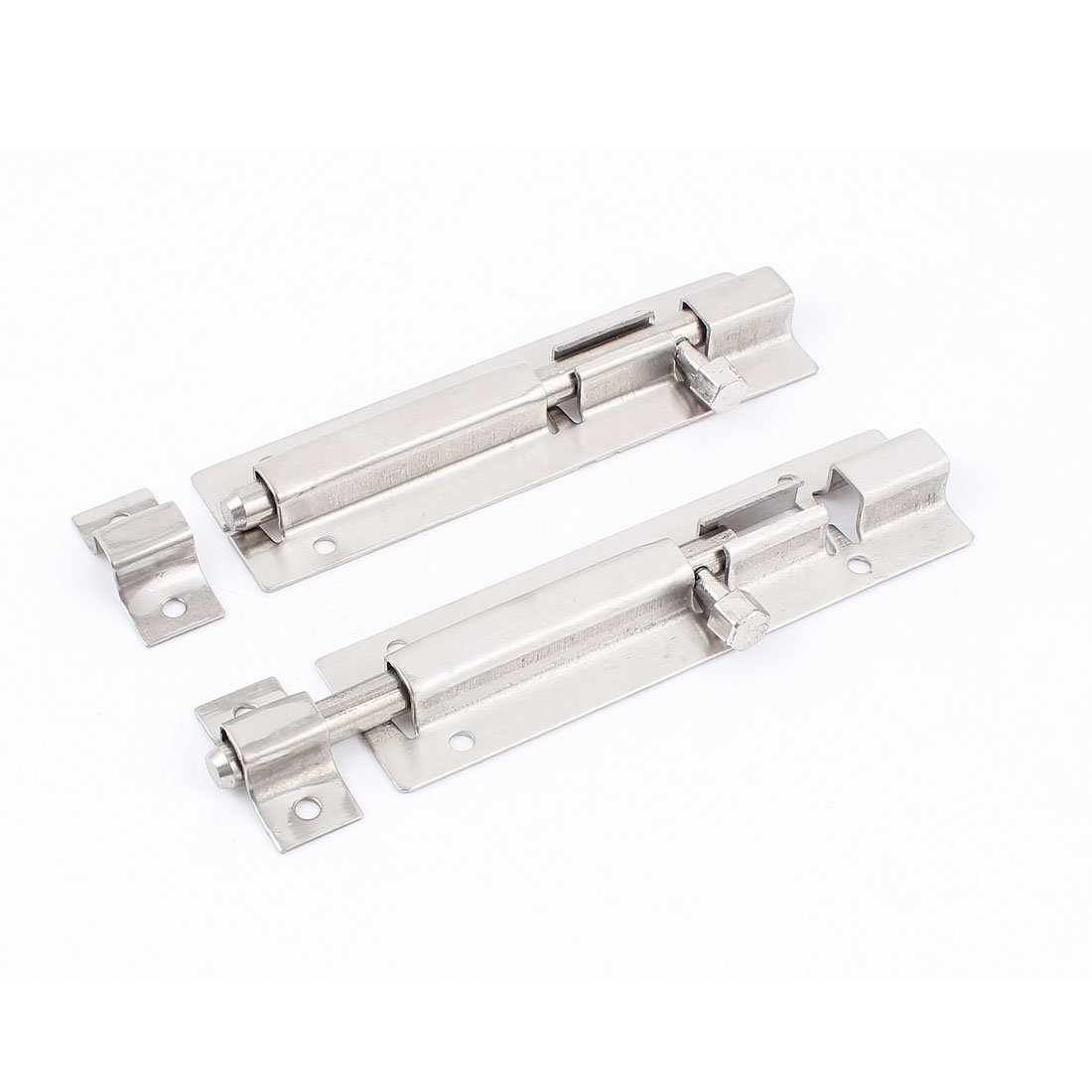 uxcell® 4 Inch Stainless Steel Door Latch Sliding Lock Barrel Bolt - 2 Pack for Sliding Doors, Windows, Cabinets & Gates | Durable Security Hardware