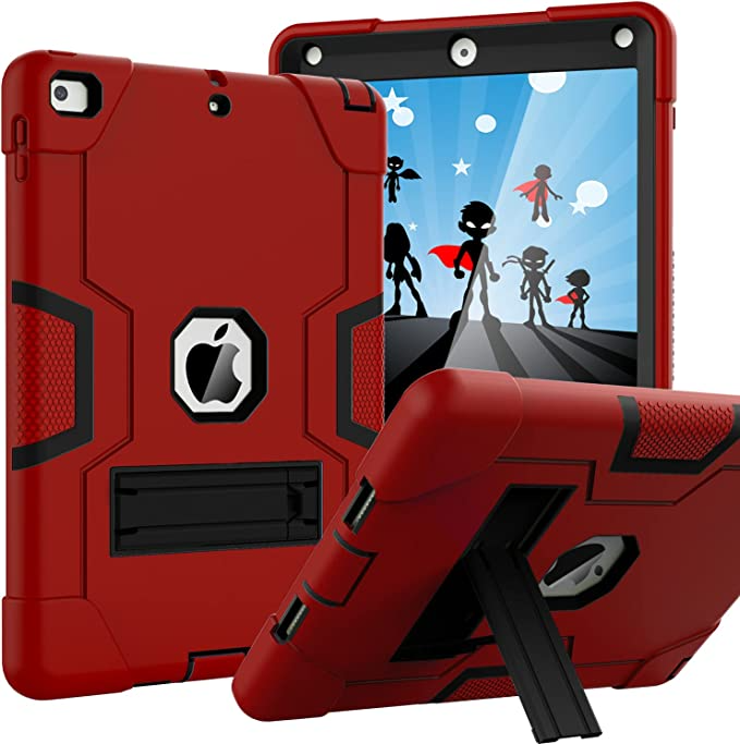 Shockproof Rugged Hybrid Case for iPad 5th/6th Generation & iPad Air 2 - Durable Protective Cover with 4 Color Options | Perfect for Outdoor, Travel & Daily Use