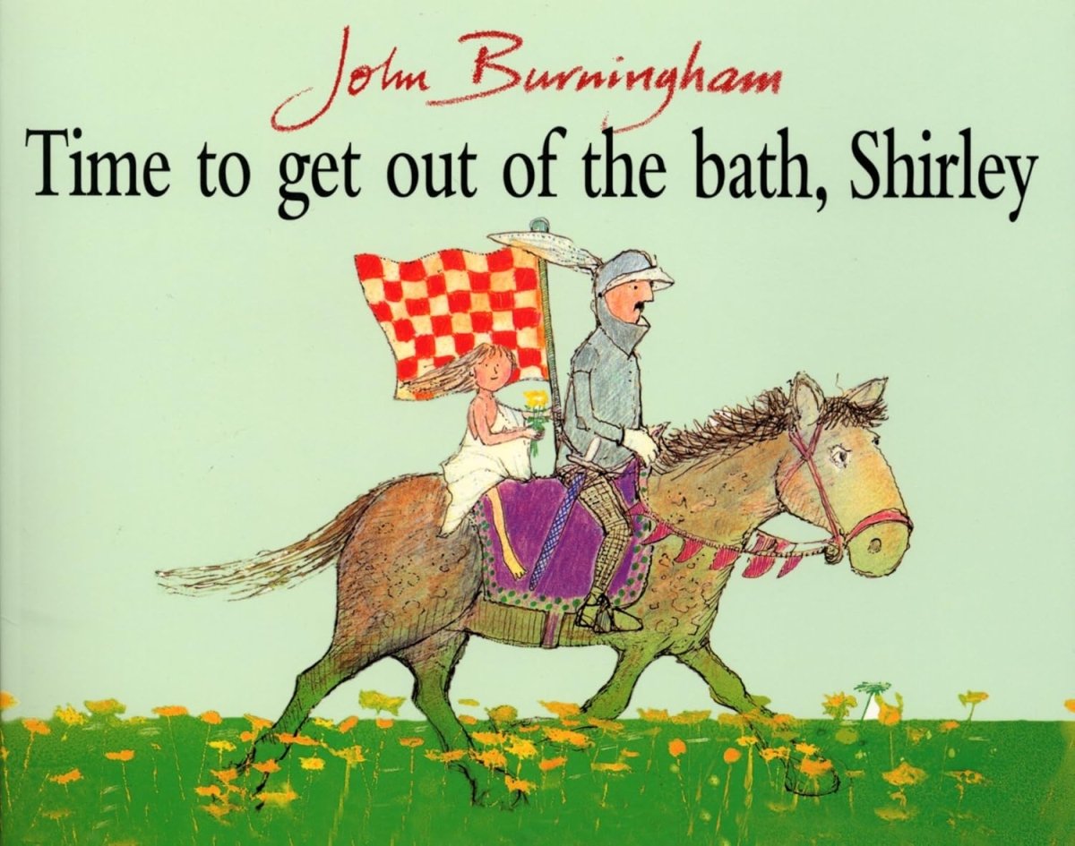 John Burningham: Time to Get Out of the Bath, Shirley - Used Children's Book for Bedtime Reading & Bath Time Fun