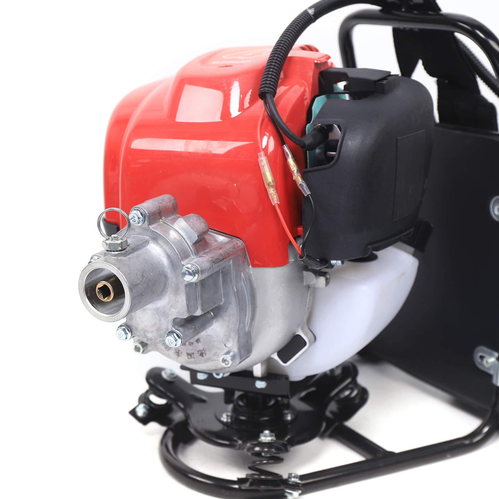 **38.7CC 4-Stroke Gas Powered Backpack Concrete Vibrator - GX35 1.4HP 3500RPM Portable Cordless Vibrating Tool for Construction, Road Repair & DIY Projects**