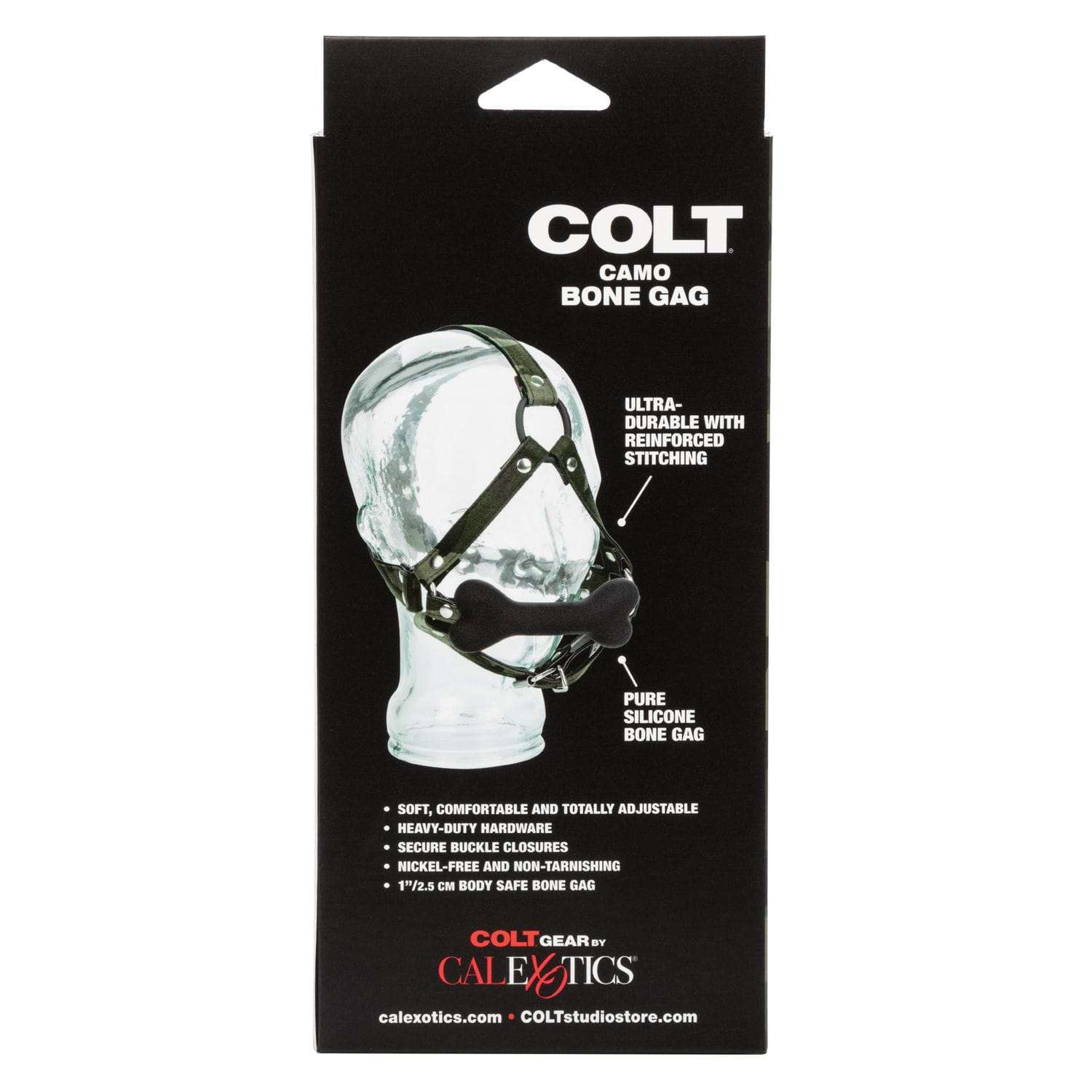 Colt Camo Bone Gag - Hunting & Outdoor Dog Training Accessory for Retrievers, Hunting Dogs & Pets - Durable Chew Toy for Teething, Playtime & Training Sessions