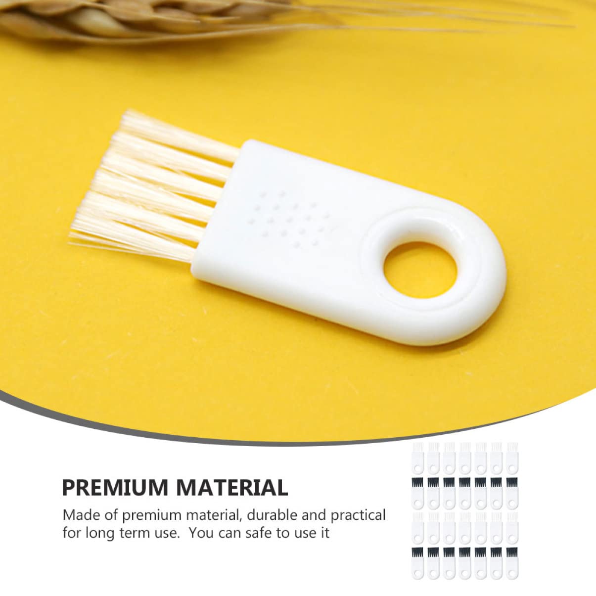FRCOLOR 30pcs Nylon Cleaning Brush for Barber Tools - Electric Razor, Trimmer & Shaver Accessories for Hair Styling & Grooming