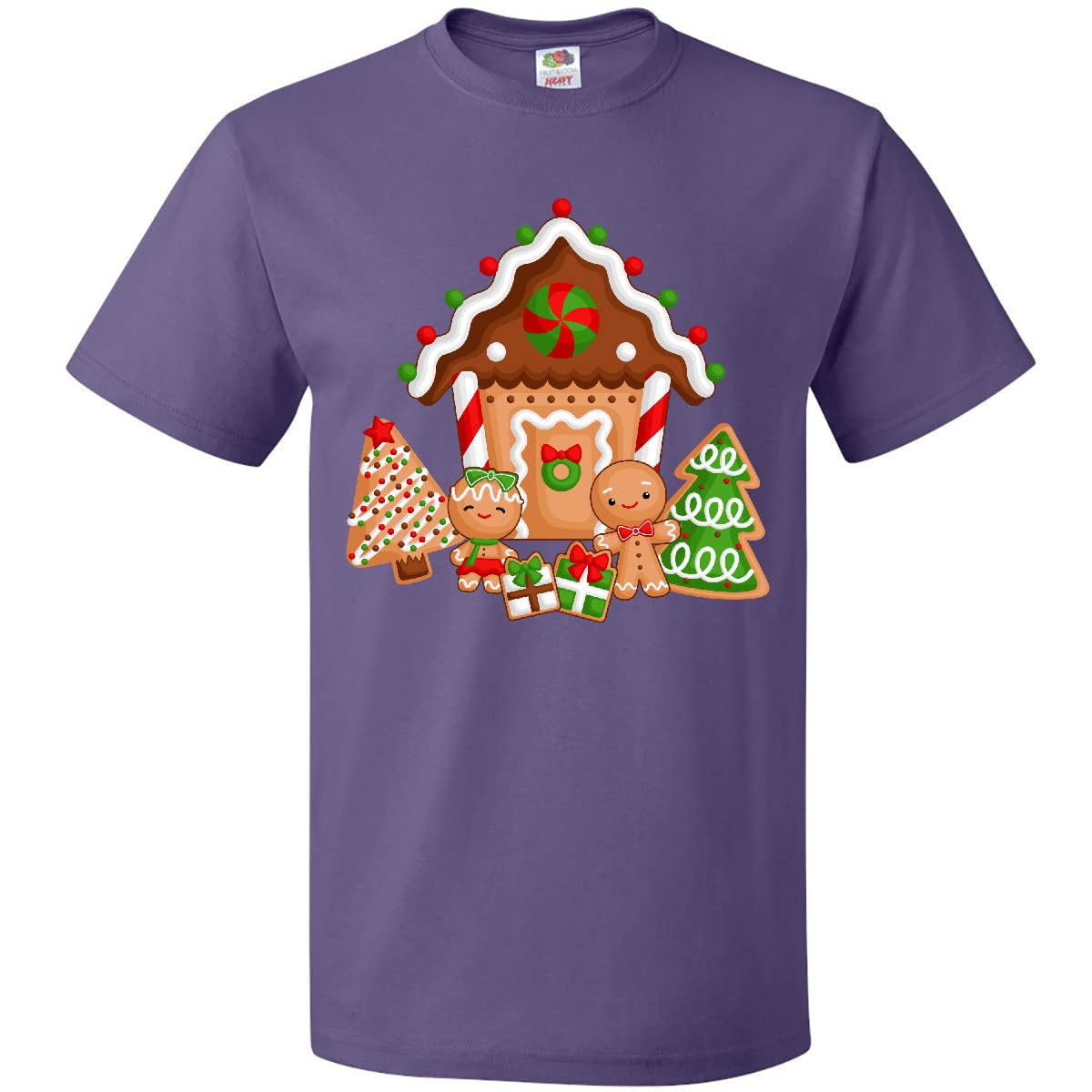Funny Gingerbread House Christmas T-Shirt for Adults - Festive Holiday Graphic Tee for Parties, Gifts & Family Gatherings