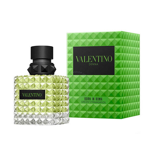 Valentino Donna Born In Roma Green Stravaganza 50ml Eau de Parfum for Women - Floral Fruity Perfume for Day & Night Wear, Date Nights & Special Occasions