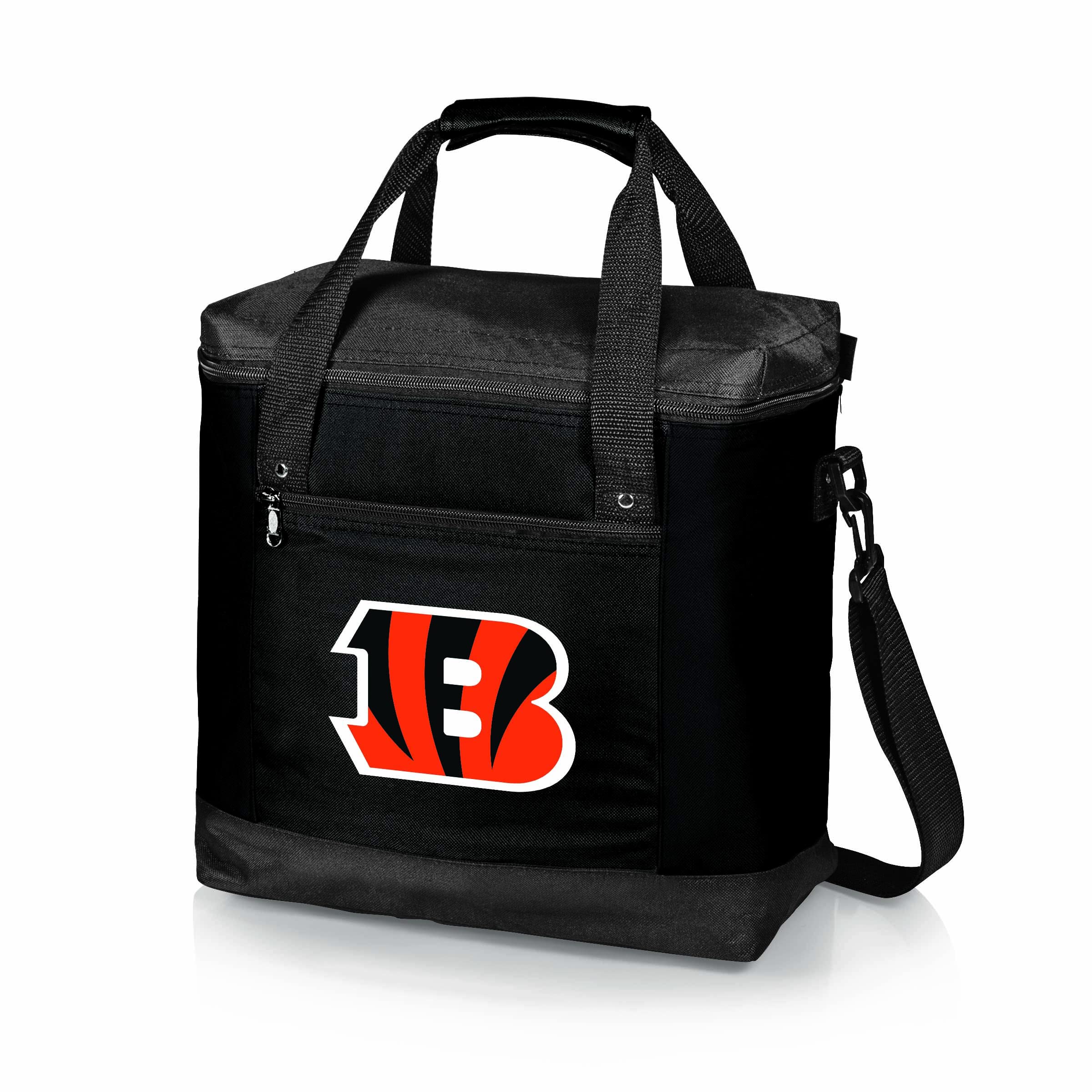 PICNIC TIME NFL Montero Insulated Tote Cooler Bag - Portable Soft-Sided Picnic Cooler with Shoulder Strap - Officially Licensed NFL Team Logo (Black) - Perfect for Tailgating, Beach Trips, Camping & Outdoor Events