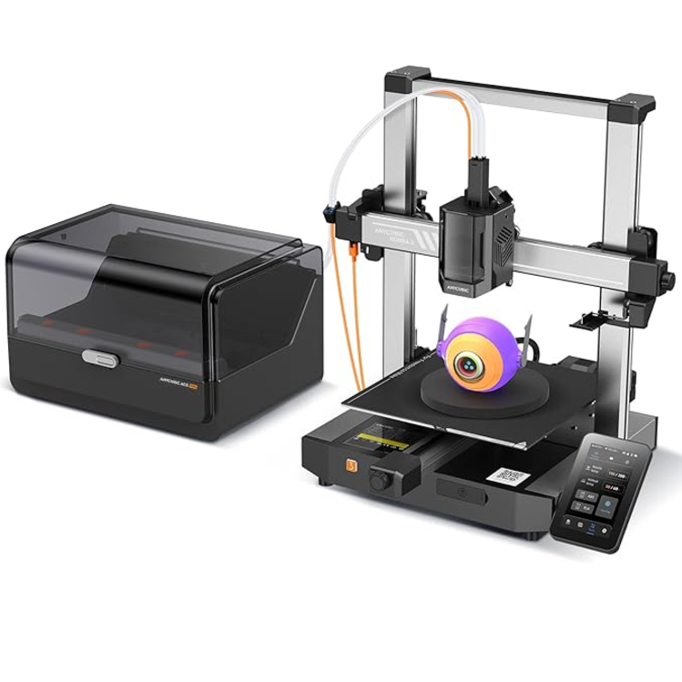 Anycubic Kobra 3 3D Printer - High Precision FDM Printer with Auto Leveling, Fast Printing for Home, Office & Hobby Use - Perfect for Prototyping, DIY Projects & Educational Purposes