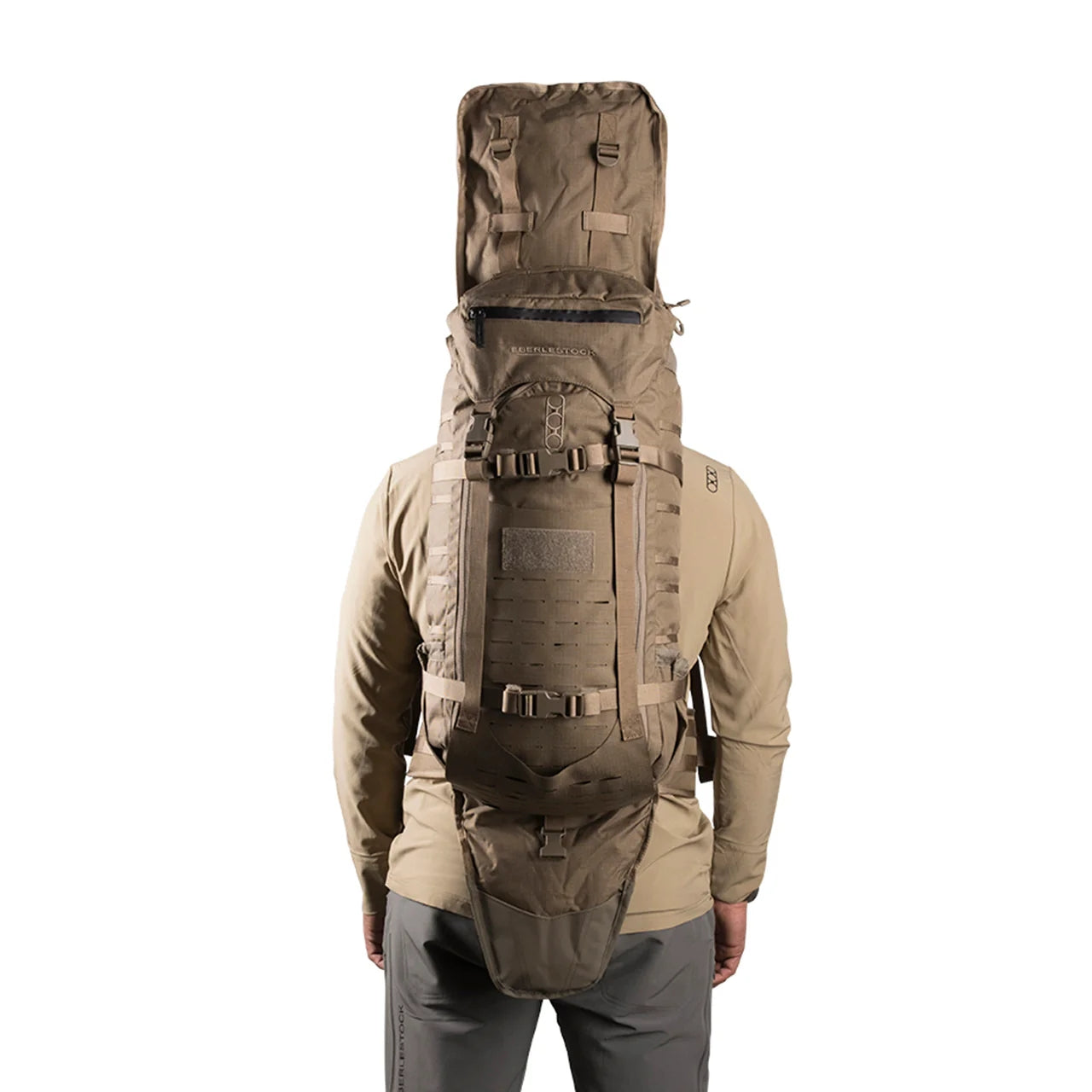 Eberlestock Gunslinger 2 - 3 Day Hunting Backpack with Rifle Scabbard | Durable Tactical Pack for Outdoor Adventures, Hunting Trips & Camping Gear Storage