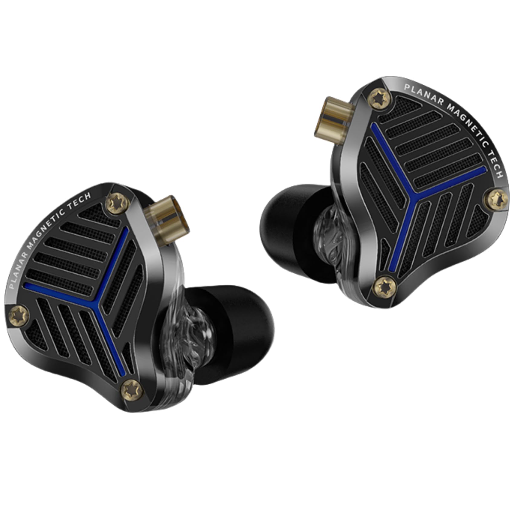 KZ PRX Planar Magnetic IEM Wired Earbuds - HiFi In-Ear Monitor Headphones with Noise Isolation, 3.5mm Audio Plug (Mic Included, Black) | Perfect for Audiophiles, Musicians, Gaming & Studio Recording