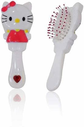 KAVIN Cute Cartoon Hair Brush - Anti-Static Paddle Brush for Kids & Girls, Soft Bristles for Gentle Detangling (Random Colors, Model 6) - Perfect for Daily Hair Care, Travel & School Backpacks