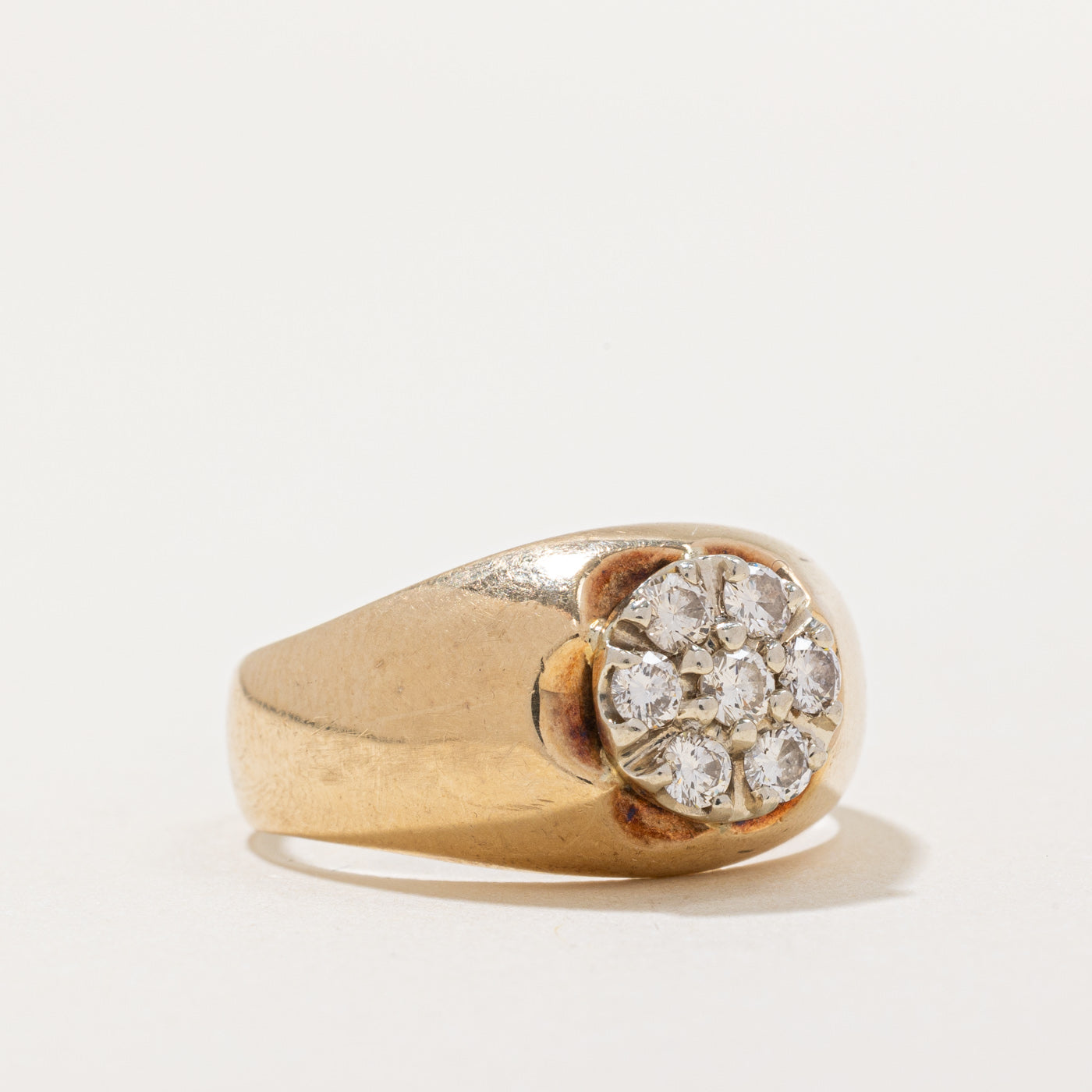 0.50ctw Illusion Set Diamond Cluster Ring - Size 9.5 | Elegant Wedding Band, Anniversary Gift for Her | Perfect for Engagement, Proposal & Special Occasions