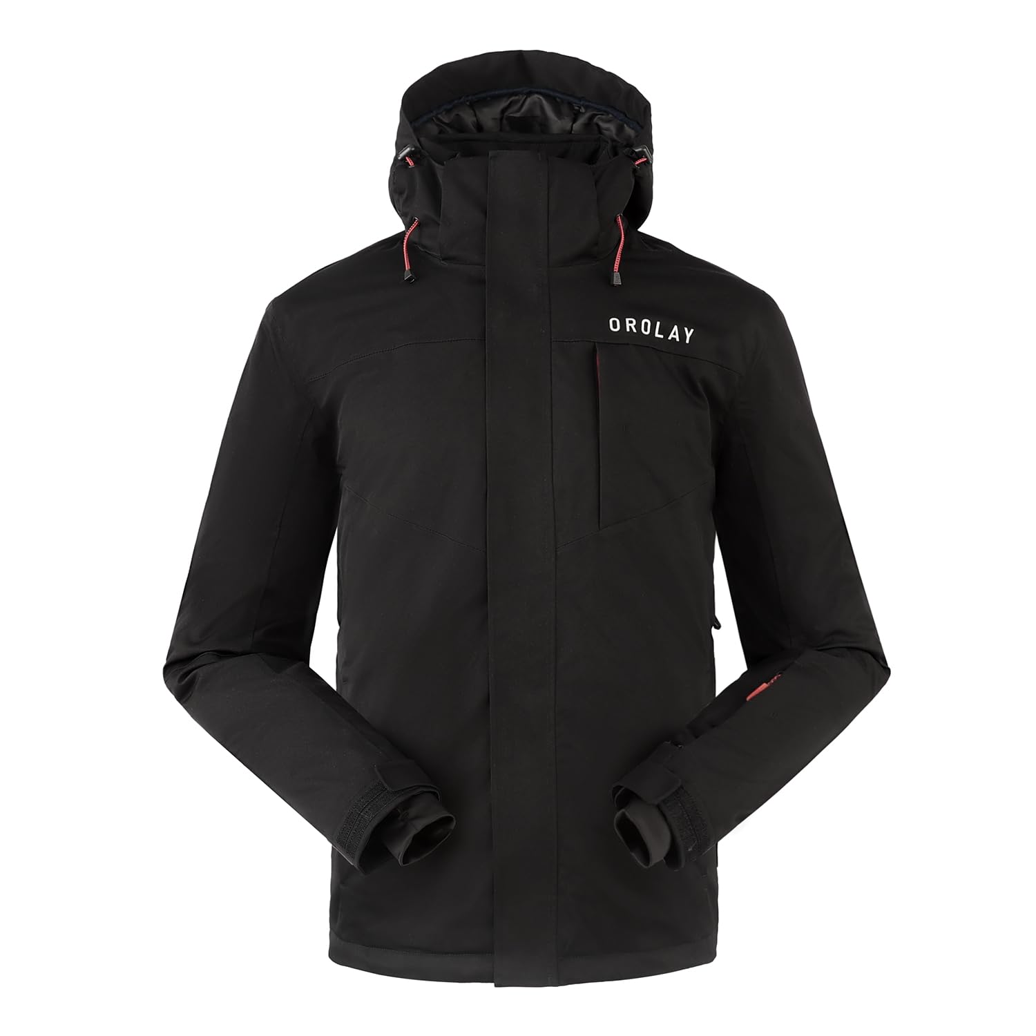 Orolay Men's Waterproof Ski Jacket - Windproof Winter Snow Coat with Thermal Insulation for Skiing, Snowboarding & Outdoor Adventures