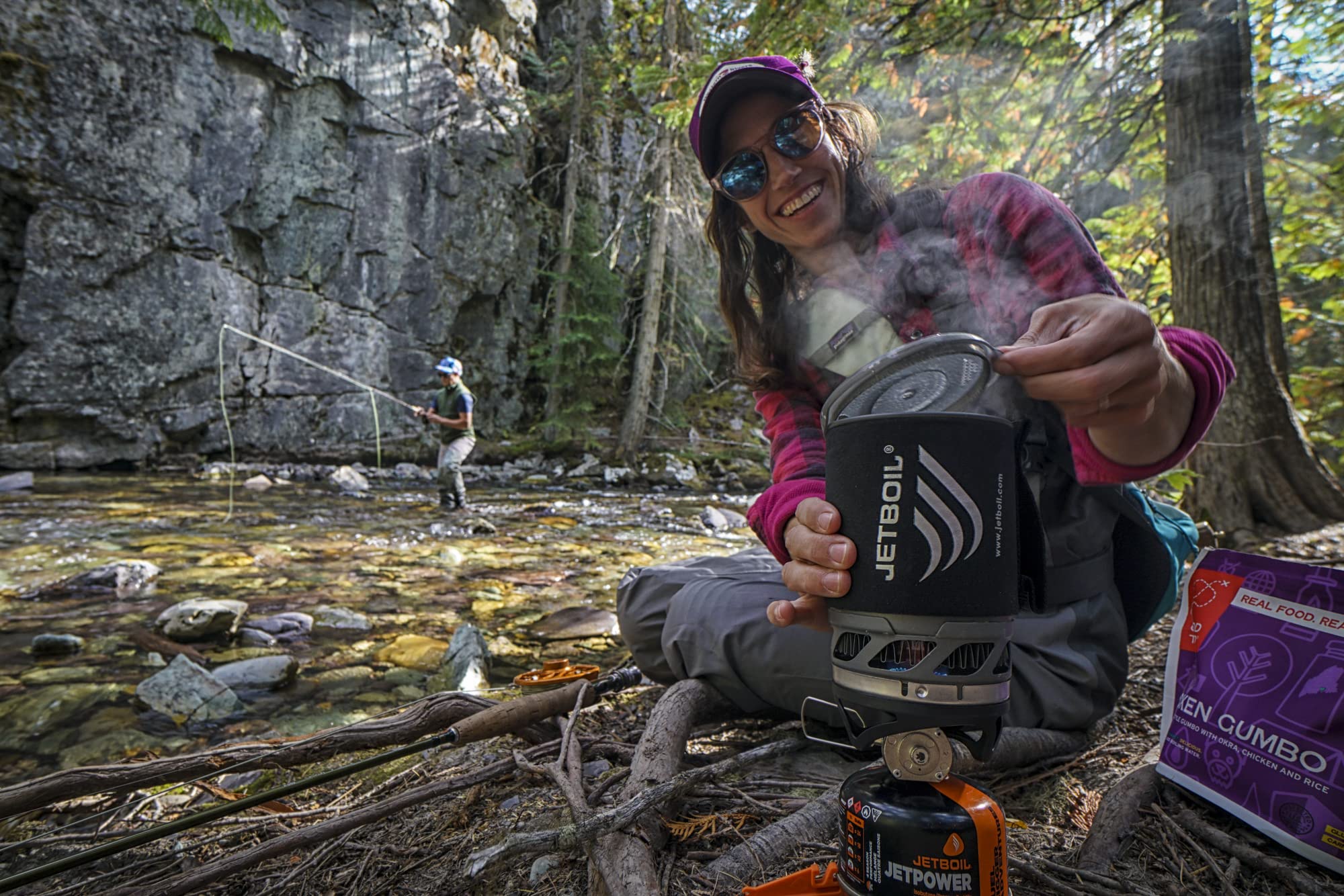 Jetboil MicroMo Lightweight Backpacking Stove - Adjustable Flame Control for Precise Cooking | Perfect for Camping, Hiking & Outdoor Adventures