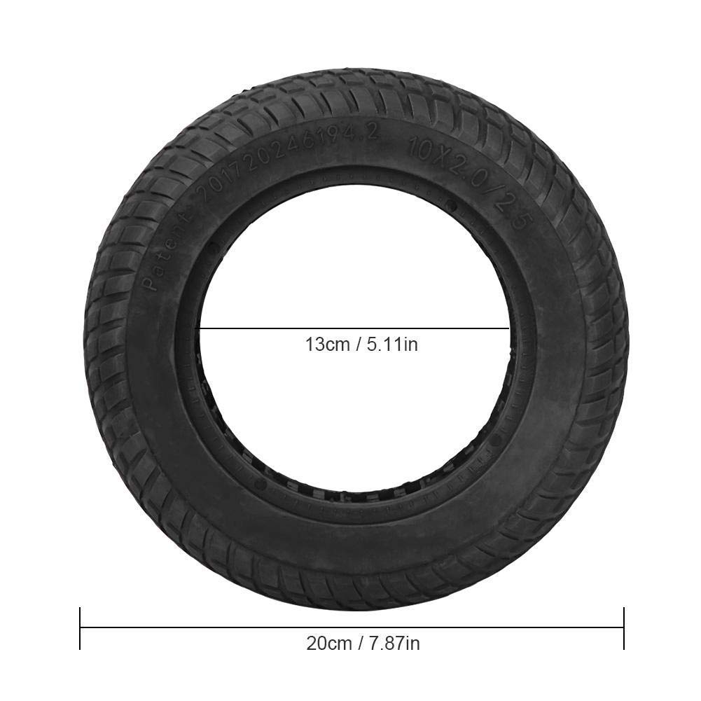 10 Inch Solid Tire for Electric Scooter - Puncture-Proof Replacement Tube for Front/Rear Wheels - Perfect for Commuting, Campus Travel & Urban Mobility