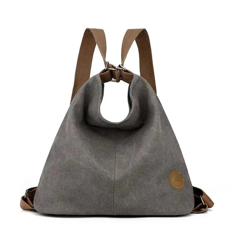 Stylish Women's Designer Canvas Backpack - Durable & Lightweight for Travel, Work & School | Fashionable & Functional Everyday Use