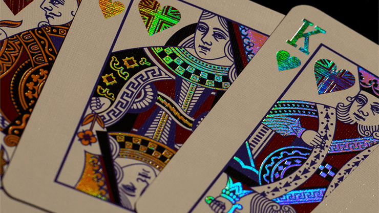 London Diffractor Playing Cards - Premium Ice Blue Deck for Magic Tricks, Cardistry & Poker Games - Perfect for Professional Magicians & Card Enthusiasts