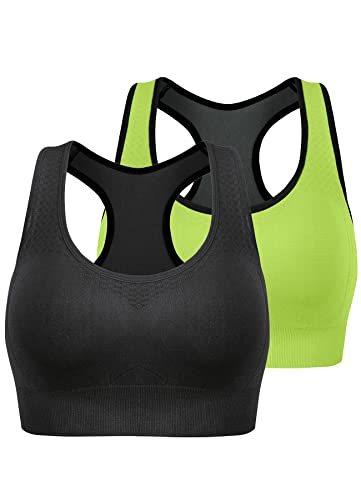 B-2pack: Black/Light Green