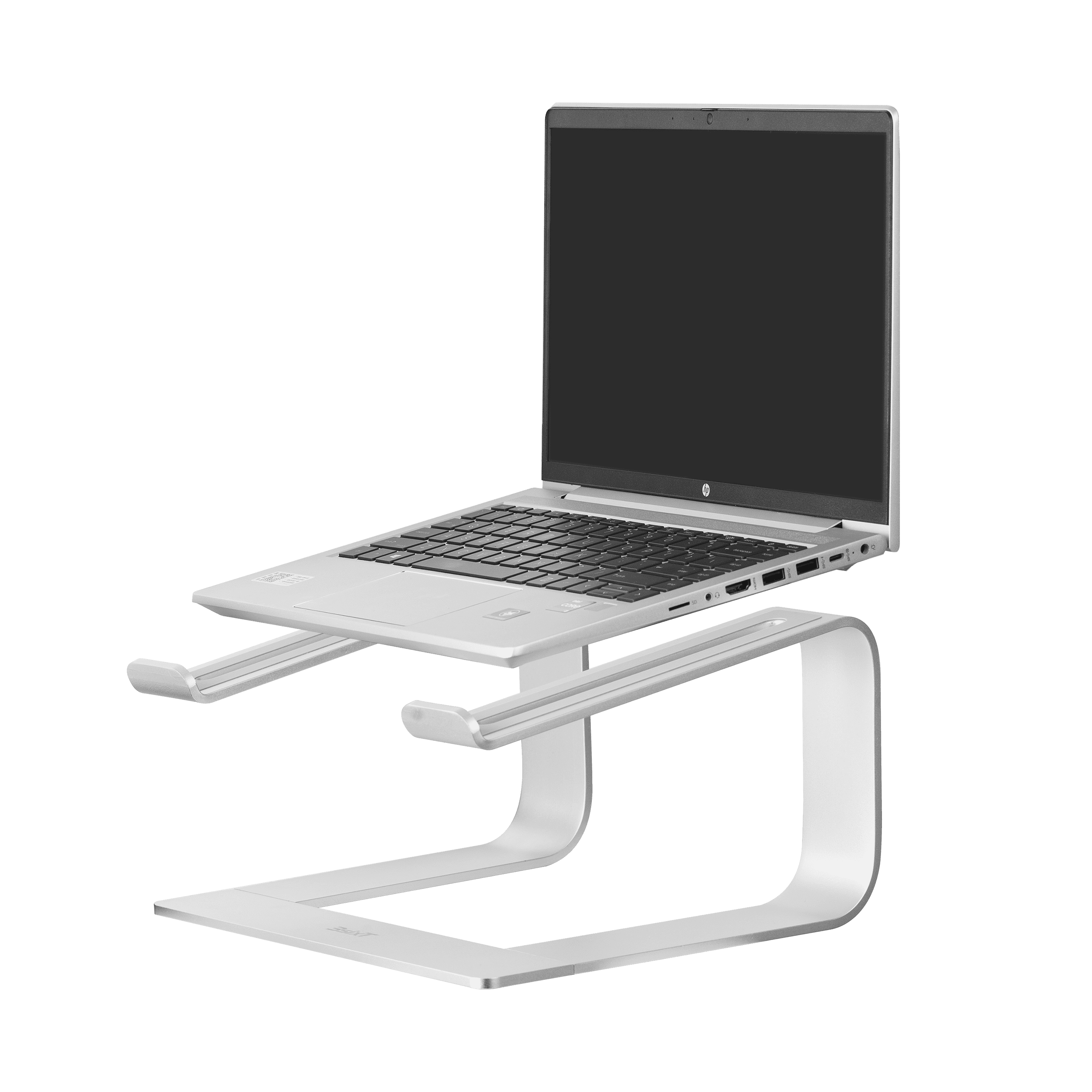 3sixT Adjustable Silver Laptop Stand - Ergonomic & Portable for Home, Office, and Travel Use
