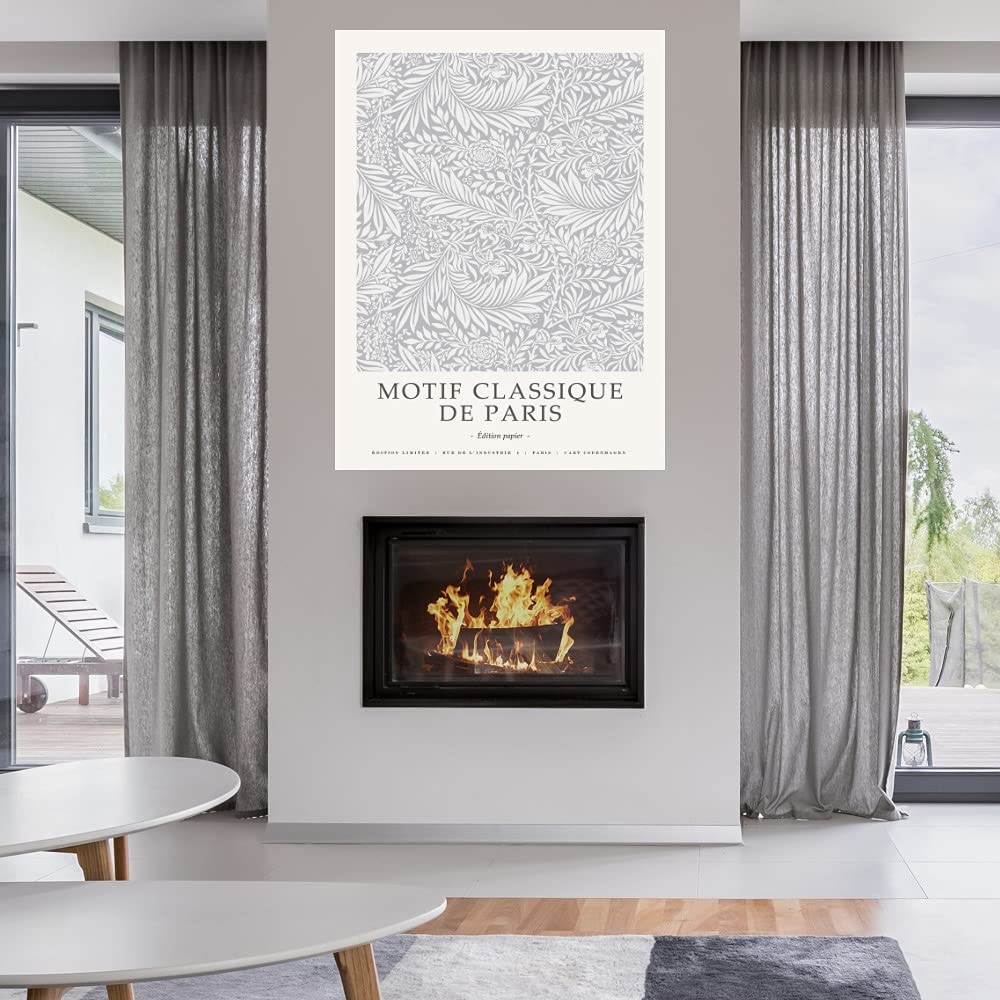 Classic Fine Art Canvas Wall Decor - 24x32 Inch Ready to Hang Painting for Living Room, Bedroom, Office - Elegant Home & Commercial Interior Design - Perfect for Housewarming Gift, Hotel Decor, and Restaurant Wall Art
