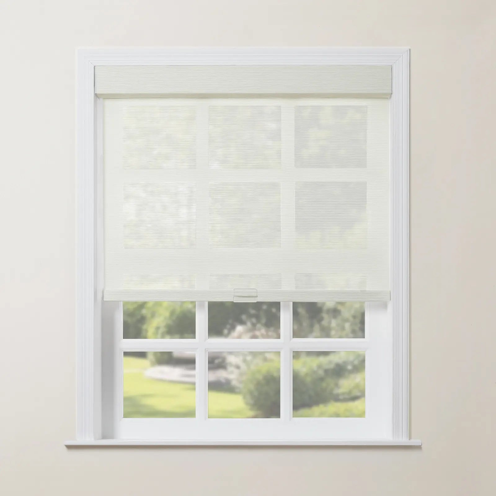 Rae Natural Jute Woven Wood Roller Shades Cordless - Eco-Friendly Window Coverings for Living Room, Bedroom & Home Decor