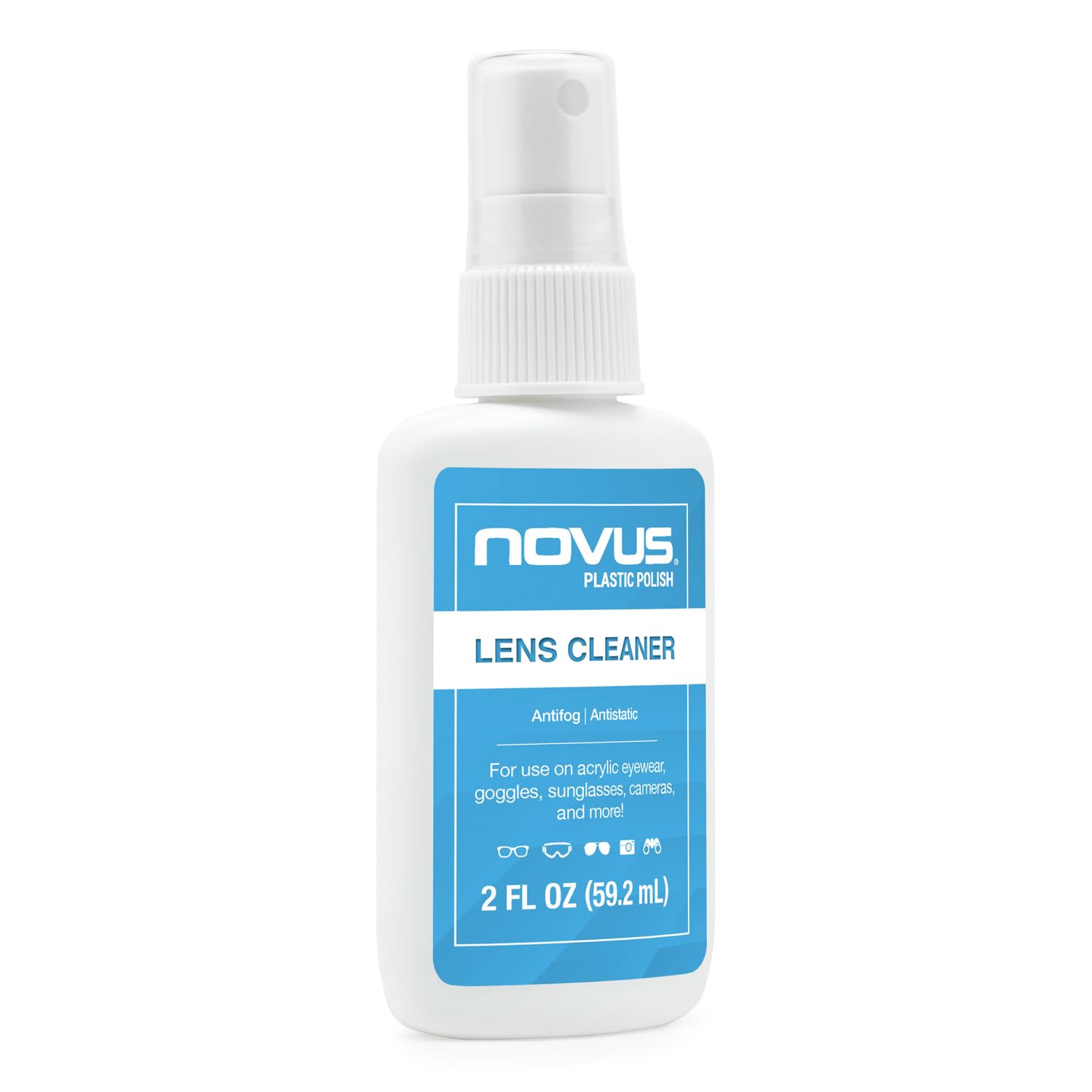 Novus Plastic Polish & Lens Cleaner Kit - Restores Clarity for Glasses, Goggles, Camera Lenses, Binoculars | Perfect for Outdoor Activities, Photography & Eye Protection