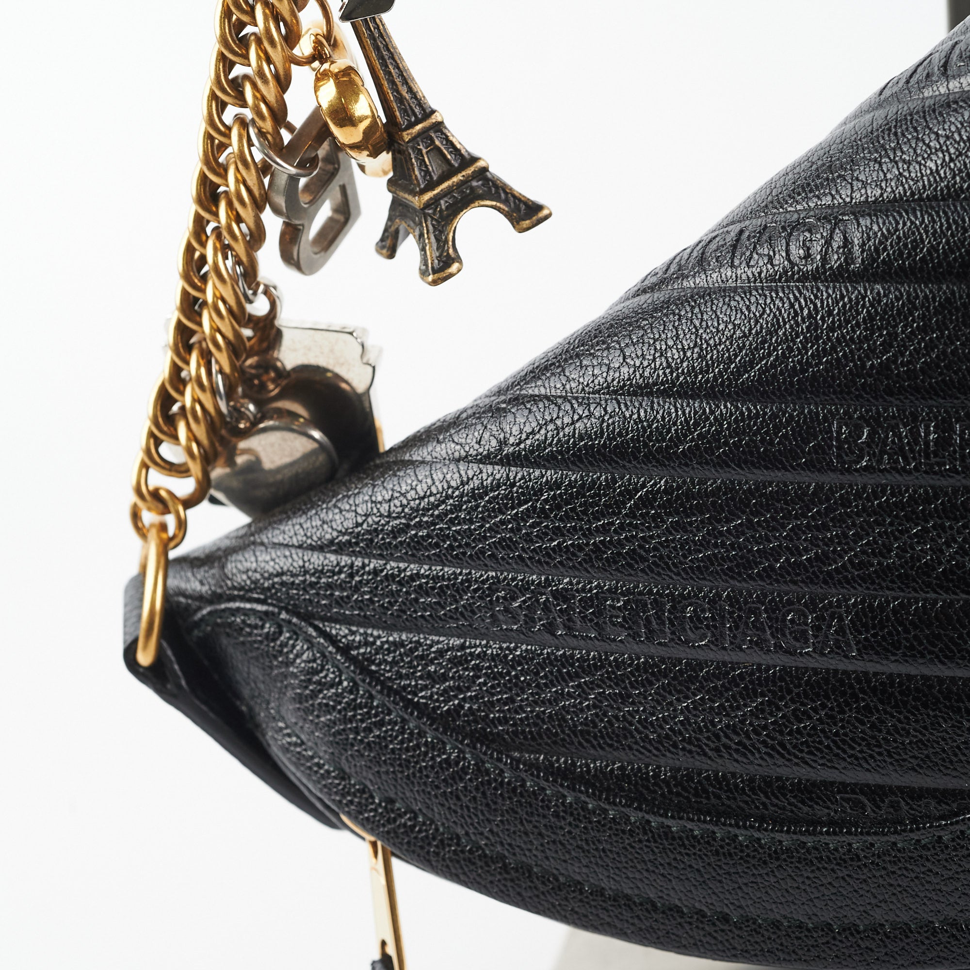 Balenciaga Souvenir Belt Bag for Women & Men - Stylish Waist Pack Fanny Pack - Perfect for Travel, Concerts & Everyday Use - Black