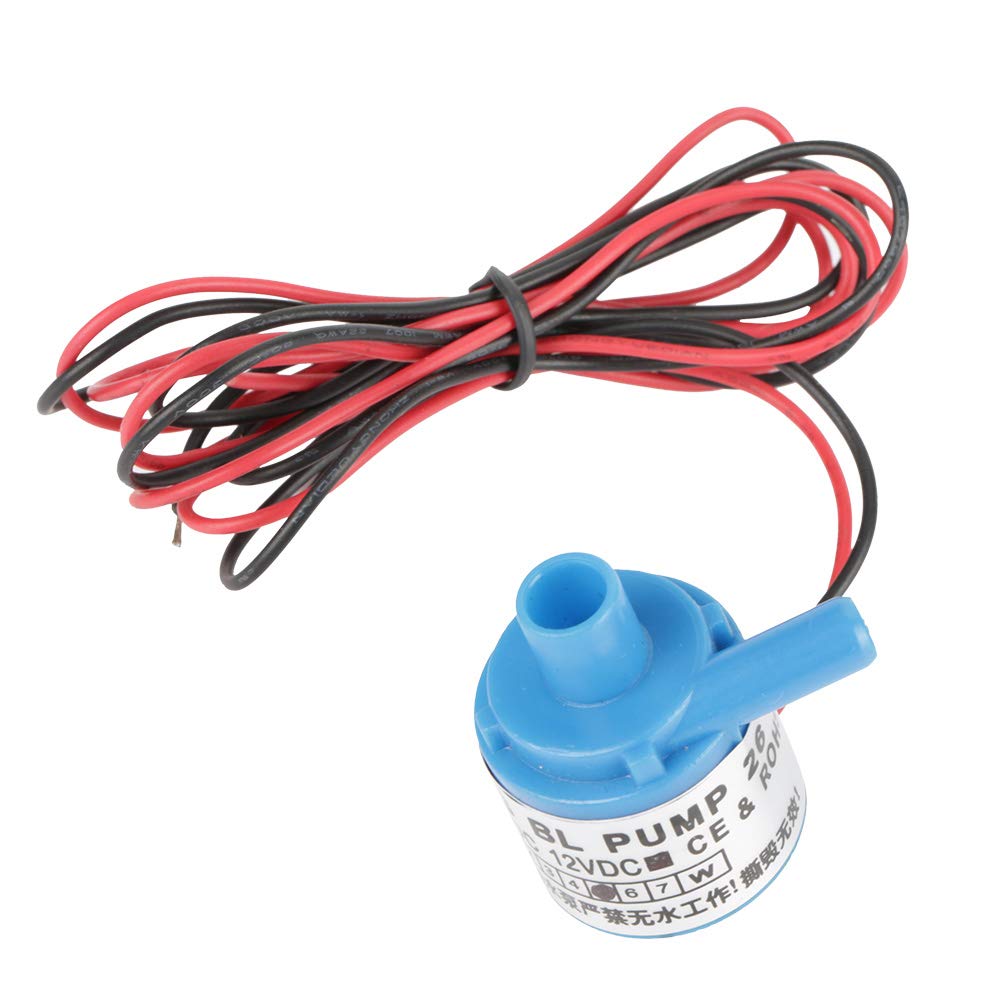 Food Grade Brushless Mini Water Pump 12V DC 5W - Submersible Waterproof Pond Pump for Fish Tank, Aquarium Fountain & Medical Instruments | Perfect for Home Aquariums, Garden Ponds & Hydroponic Systems
