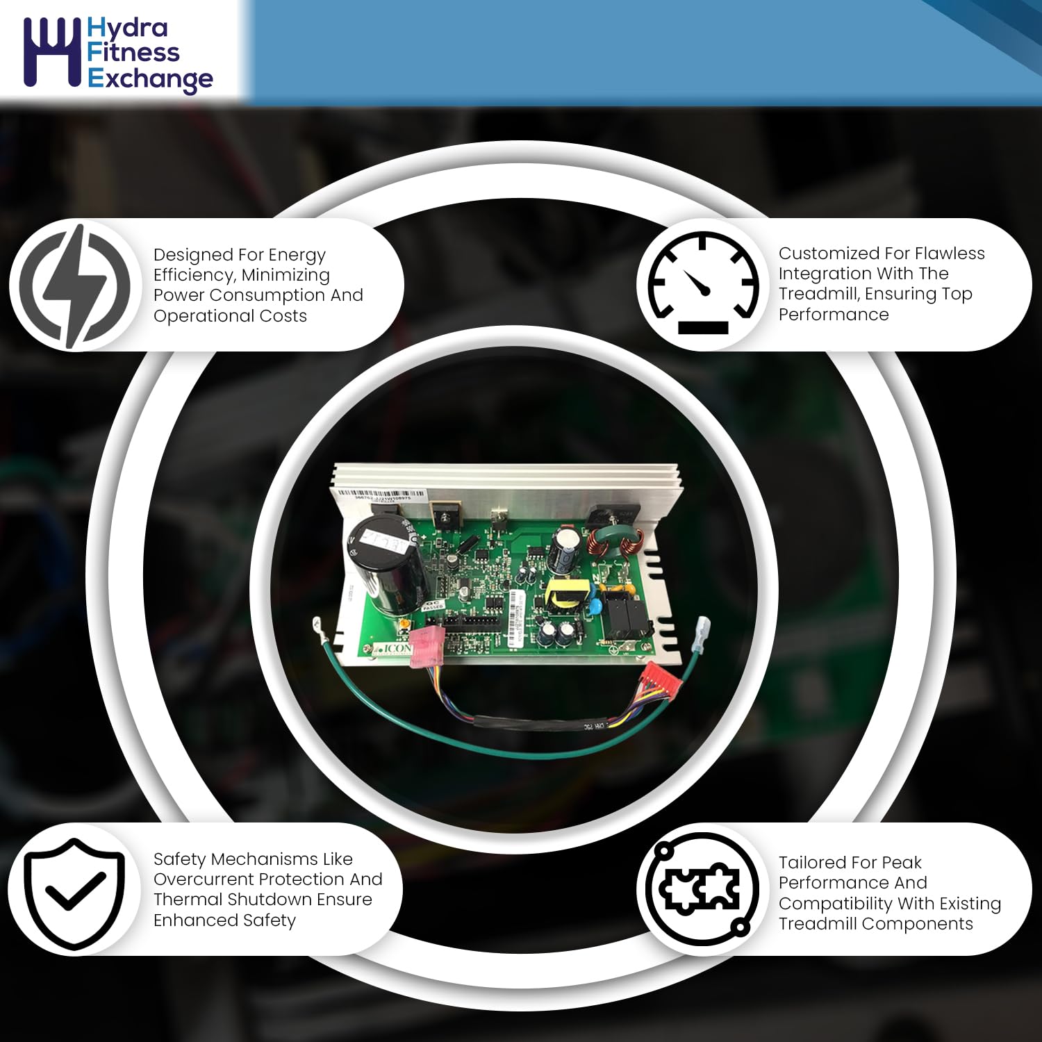 Proform Nordictrack Treadmill Motor Control Board MC1618DLS (Replaces 398056, 386816) - Compatible with Proform & Nordictrack Treadmills for Smooth Operation & Performance