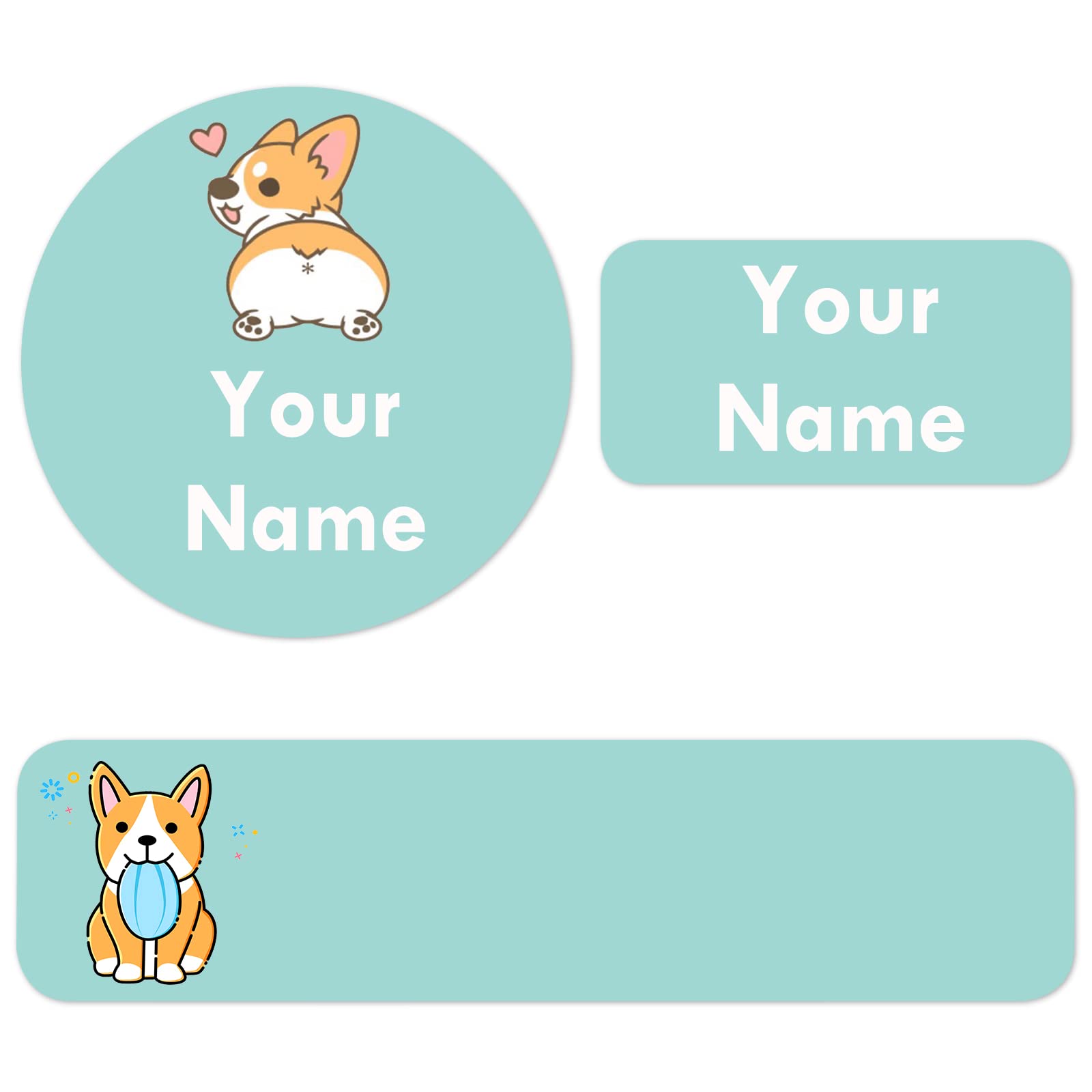 105PCS Personalized Kids Name Labels - Custom Waterproof Name Stickers for School Supplies, Books, Pencils, Stationery & Water Bottles - Perfect for Back to School, Daycare & Camp Organization
