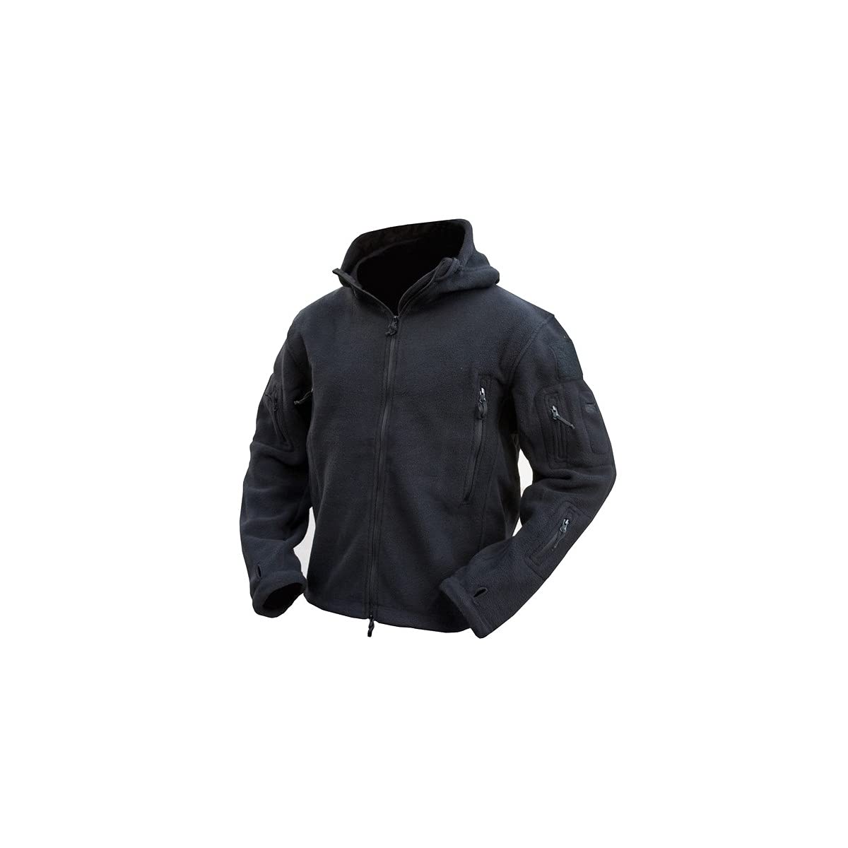 Men's Recon Tactical Fleece Hoodie - Warm Winter Jacket for Outdoor Activities, Hiking & Camping Gear - Cold Weather Fleece Pullover for Men
