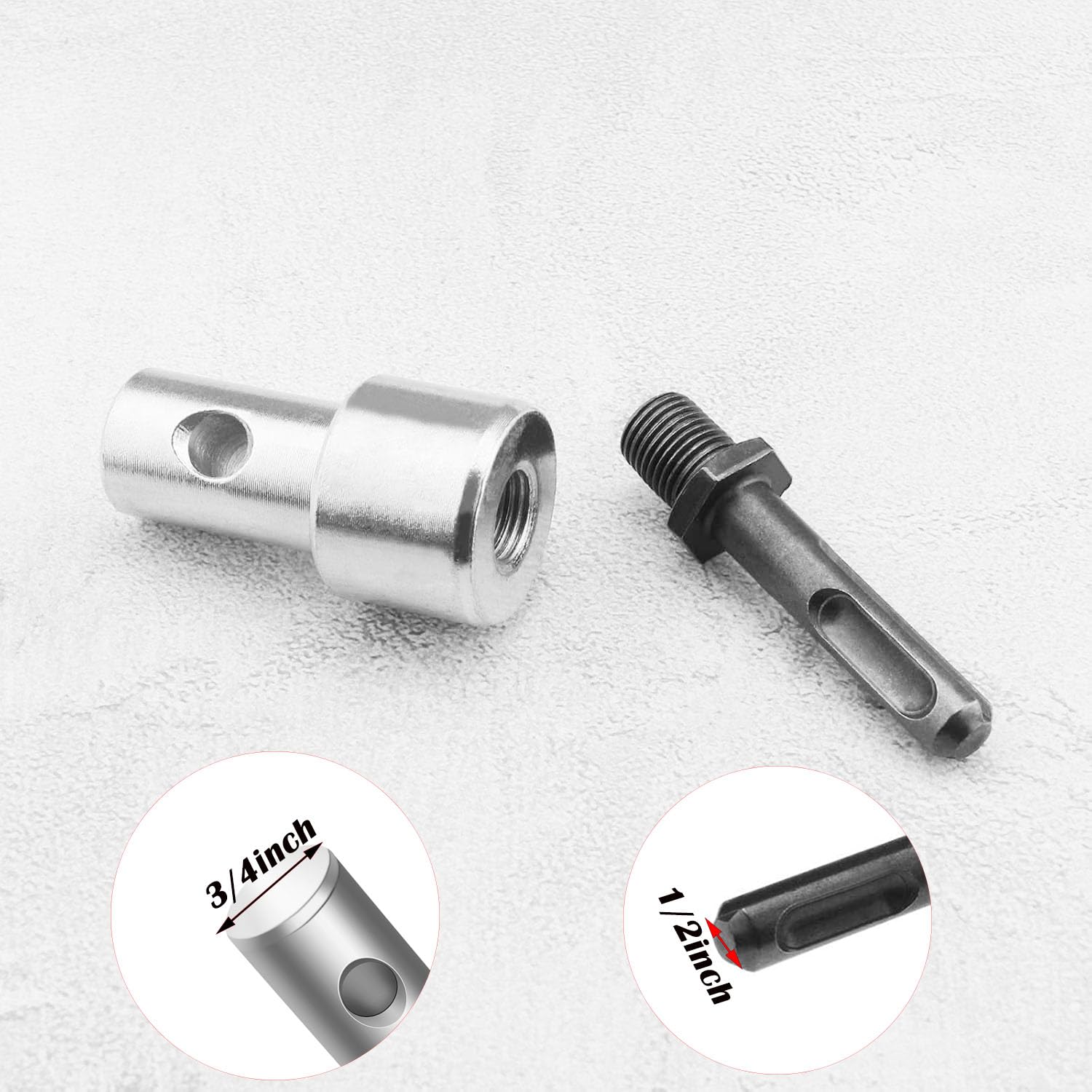 Earth Auger Drill Adapter - Connect 4