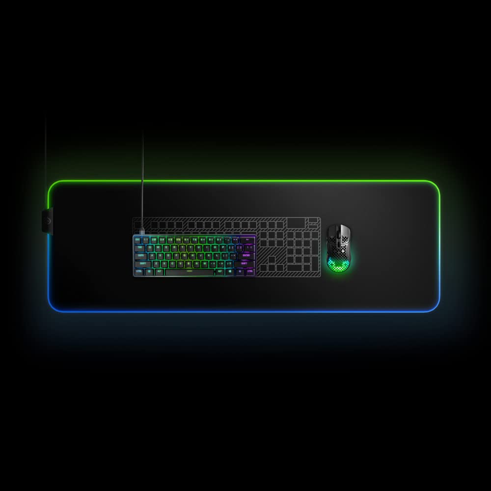 SteelSeries Apex 9 Mini 60% Compact Mechanical Gaming Keyboard with Optical Switches - Hot-Swappable, 2-Point Actuation - Nordic QWERTY Layout for Esports, PC & Mac Gaming (Ideal for Competitive Gaming & Small Desks)