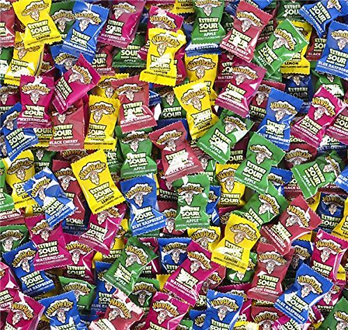 Warheads Extra Sour Candy - Super Intense Sour Hard Candy - Bulk Pack for Parties, Halloween & Gifting - Extreme Sour Taste Challenge for Kids & Adults