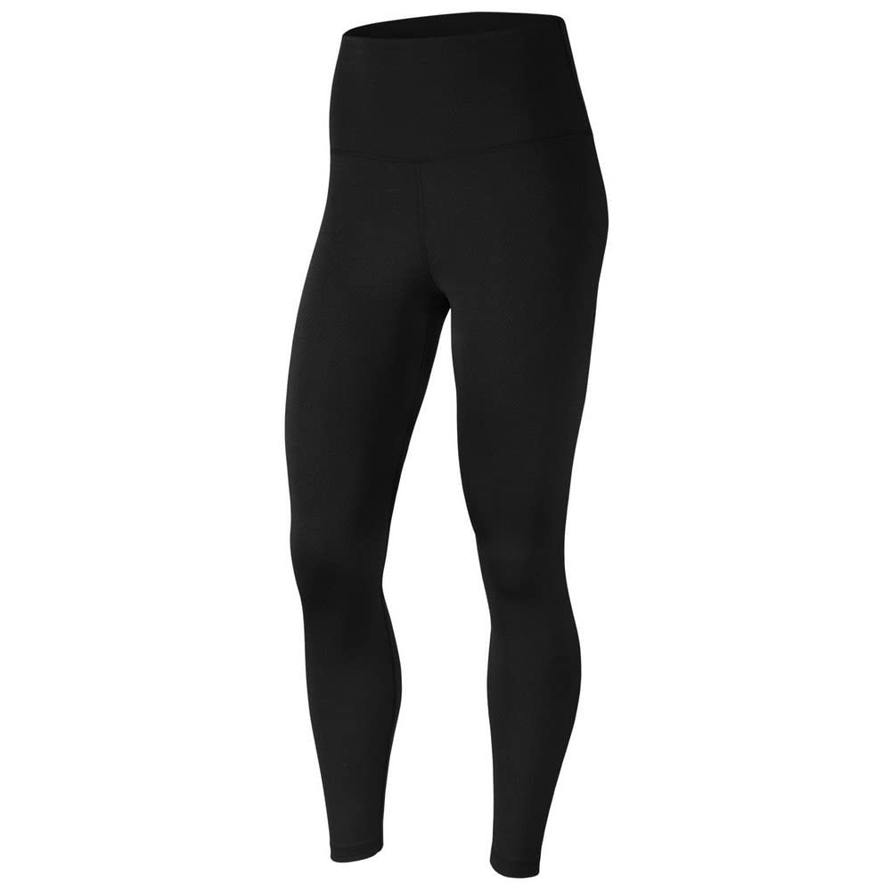 Nike Yoga 7/8 Tights for Women - Black/Dark Smoke Grey - XL Size - High Waisted Stretchy Workout Leggings for Yoga, Pilates & Gym