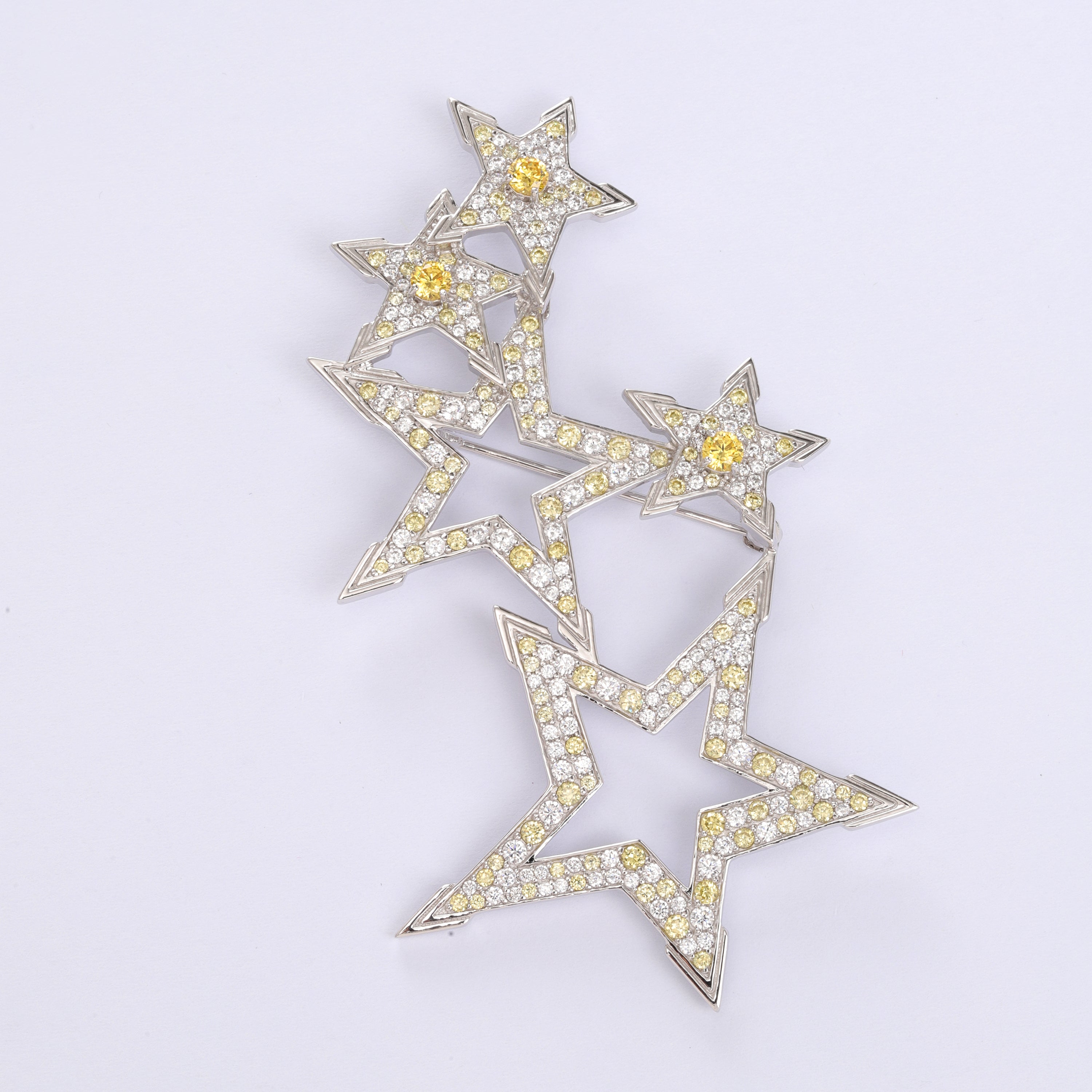 My Wonderland Collection Starry Brooch - Elegant Celestial Jewelry for Women, Perfect for Evening Dresses, Weddings & Special Occasions