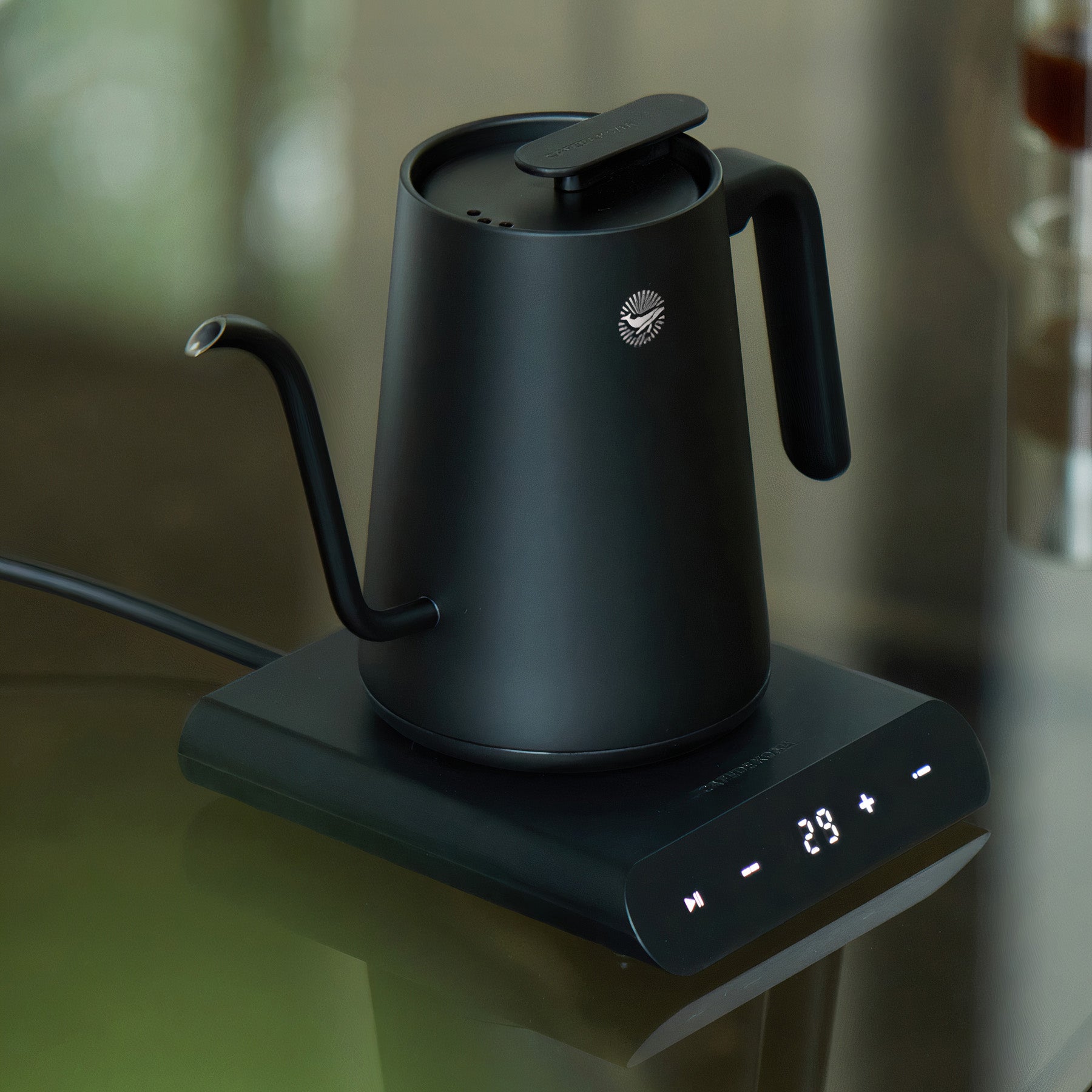 Premium Hand Brewed Coffee Kettle - Stainless Steel Pour Over Kettle with Ergonomic Handle for Perfect Coffee Brewing | Ideal for Home Baristas, Coffee Shops & Camping