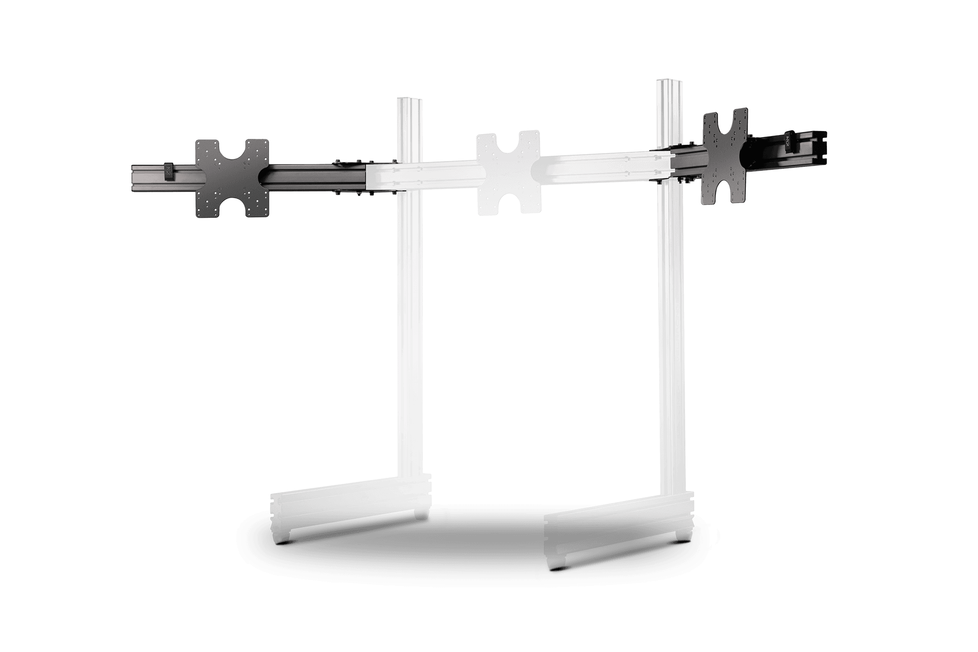 Next Level Racing Elite Freestanding Triple Monitor Stand Add-On | High-Quality Racing Cockpit Monitor Stand for Sim Racing Enthusiasts | Perfect for Home Racing Simulators and Gaming Setups