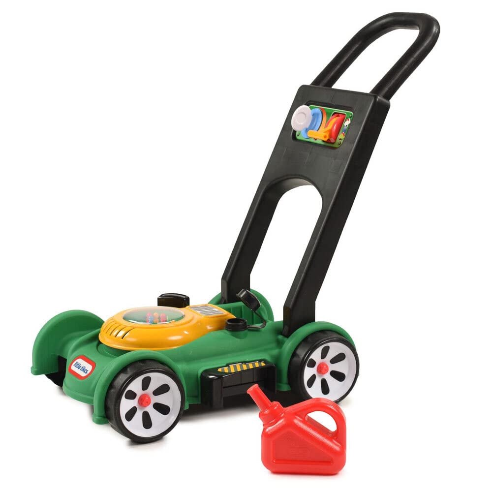 Little Tikes Gas 'n Go Mower - Realistic Toy Lawn Mower for Kids, Push & Play Pretend Outdoor Toy with Sounds & Moving Parts - Perfect for Backyard Play, Imaginative Role Play & Outdoor Activities