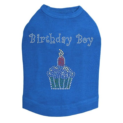 Birthday Boy Rhinestone Tank Top for Men - Sparkling Party Outfit in Multiple Colors - Perfect for Birthday Celebrations, Bachelorette Parties & Festive Events