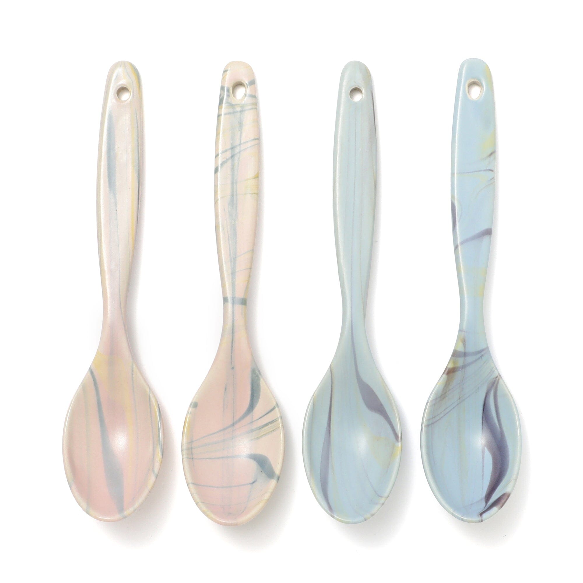 Premium Blue Marble Spoon - Elegant & Durable Kitchen Utensil for Cooking, Serving & Home Decor