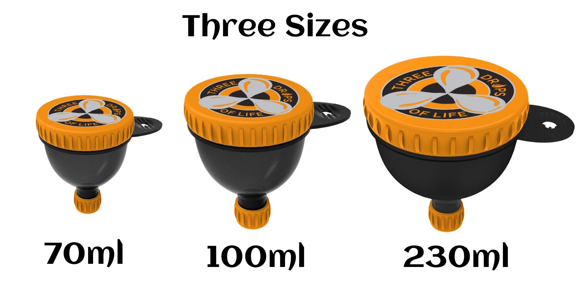 On The Go Protein Funnels - Portable 70ML Supplement Funnel for Pre & Post Workout Shakes | Perfect for Gym, Travel & Fitness Enthusiasts