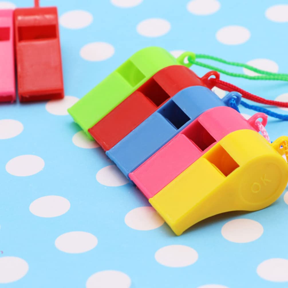 24pcs Kids Sports Whistles - Outdoor & Travel Toys for Children - Playtime & Racing Games