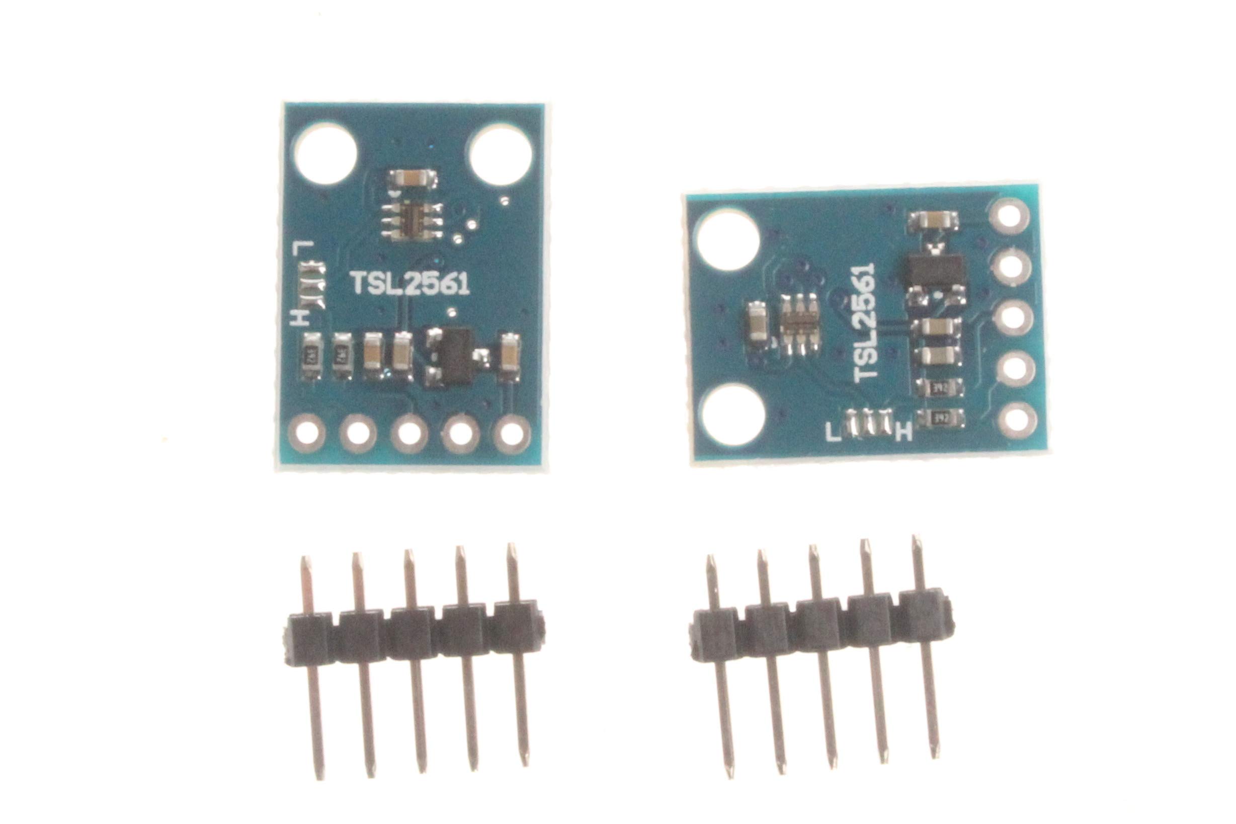 NOYITO TSL2561 Digital Light Sensor Module - High Precision Luminosity Detection Breakout Board (2-Pack) for Arduino, Raspberry Pi - Perfect for Ambient Light Monitoring, Smart Home Automation & IoT Projects