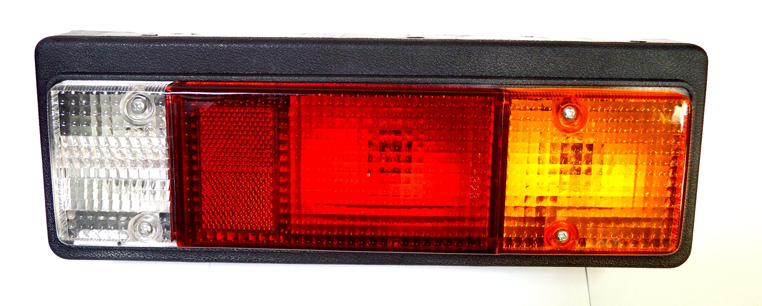 2x 24V Mitsubishi Fuso Canter Truck Tail Lamp Assembly - Rear Combination Brake Lights with Bulbs | Durable Replacement for Heavy-Duty Trucks & Commercial Vehicles