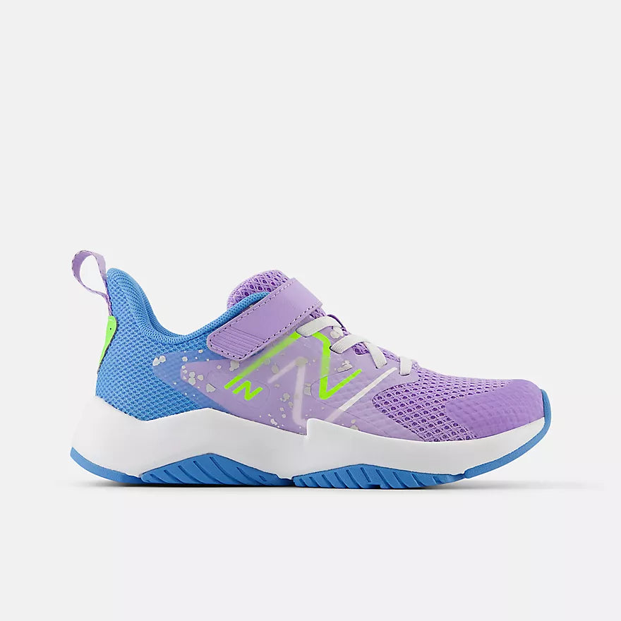 New Balance Lilac Glo Rave Run A/C Kids' Running Shoes - Lightweight Breathable Sneakers for Girls' Sports & Outdoor Activities