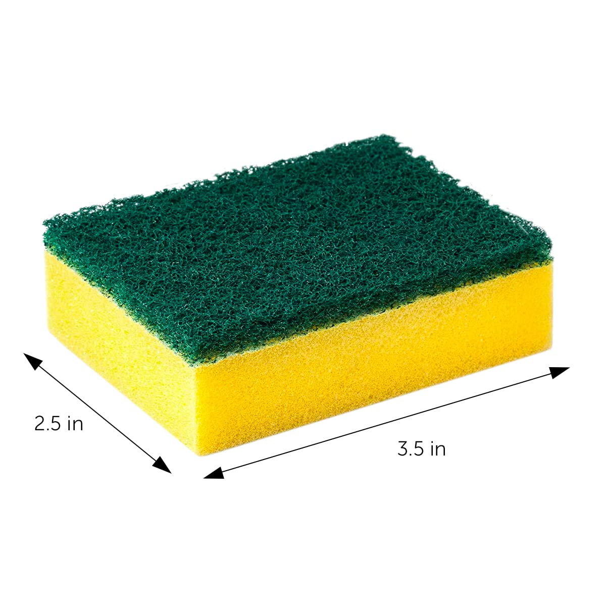 **Dual-Sided Heavy Duty Kitchen Sponges - 40 Pack Non-Scratch Cleaning Scrub Sponges for Dishes, Household, Bathroom & Car Wash - Multicolor | Perfect for Deep Cleaning & Stain Removal**