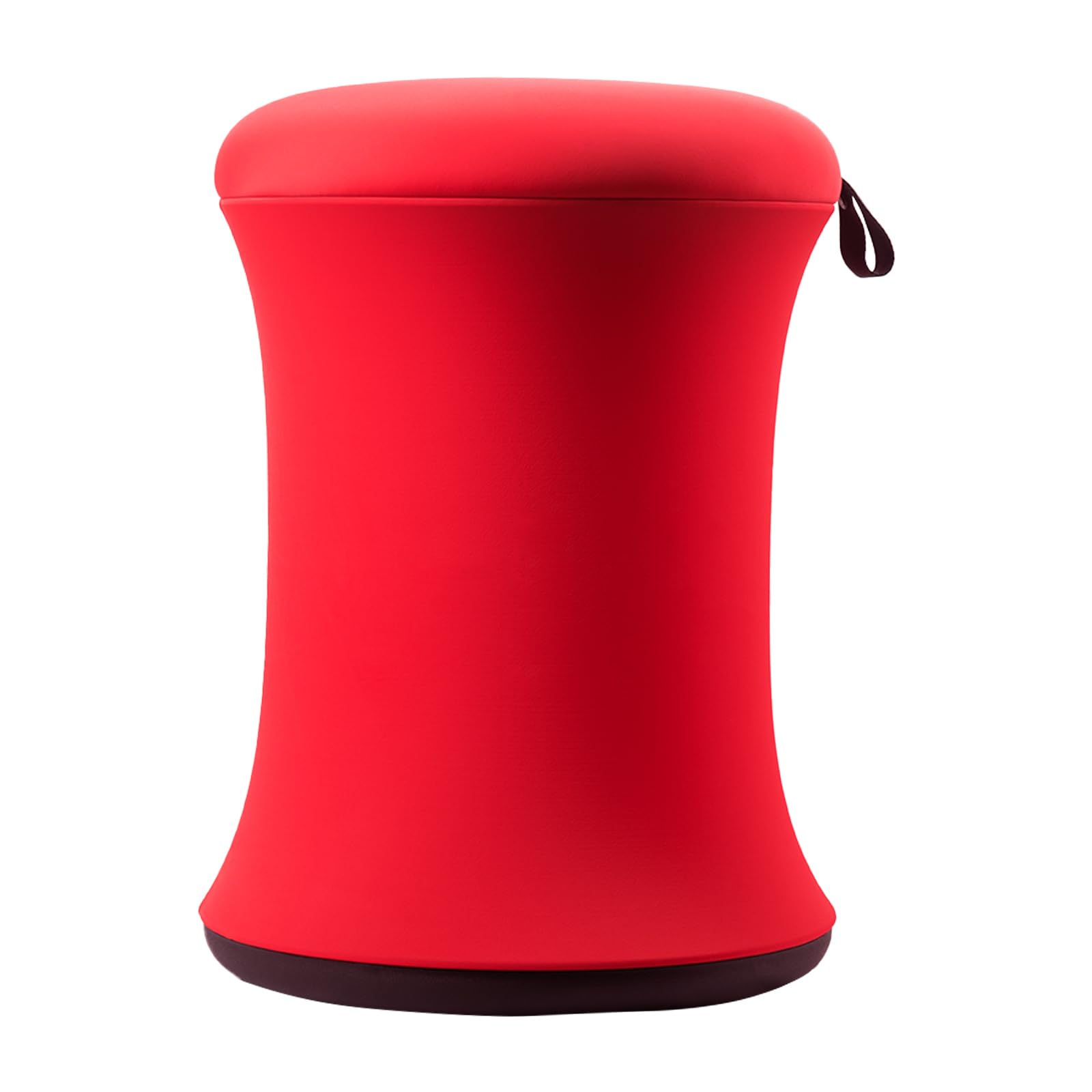Ergonomic ADHD Wobble Stool & Yoga Ball Chair - Adjustable Height Active Sitting Stool for Adults & Kids - Improves Focus, Posture & Balance - Non-Slip Base for Home Office, Classroom, Exercise & Yoga (Red)