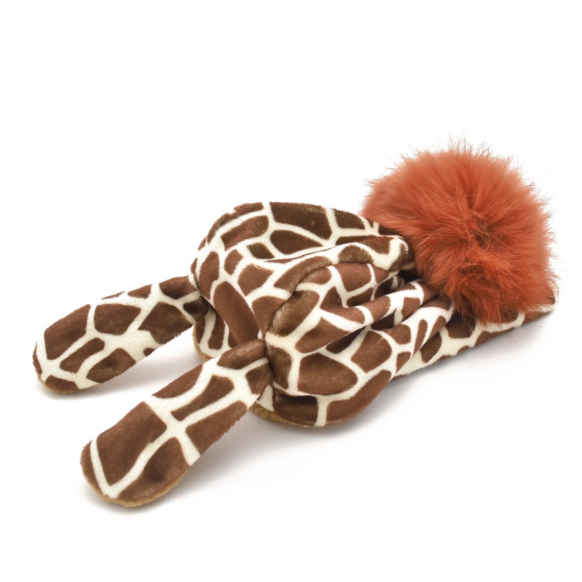 Premium Giraffe Fluffy Fur Tail Case for iPhone 7 & iPhone 8 - Soft Animal Suit Back Cover with Cute Tail | Perfect for Animal Lovers, Cosplay & Unique Style Protection