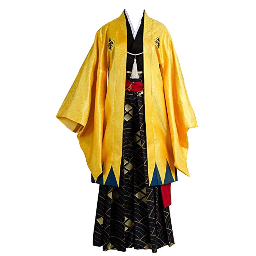 Anime Archer Gilgamesh Cosplay Costume - Yellow Kimono Outfit for Halloween & Anime Conventions | Perfect for Cosplay Events, Halloween Parties & Anime Lovers