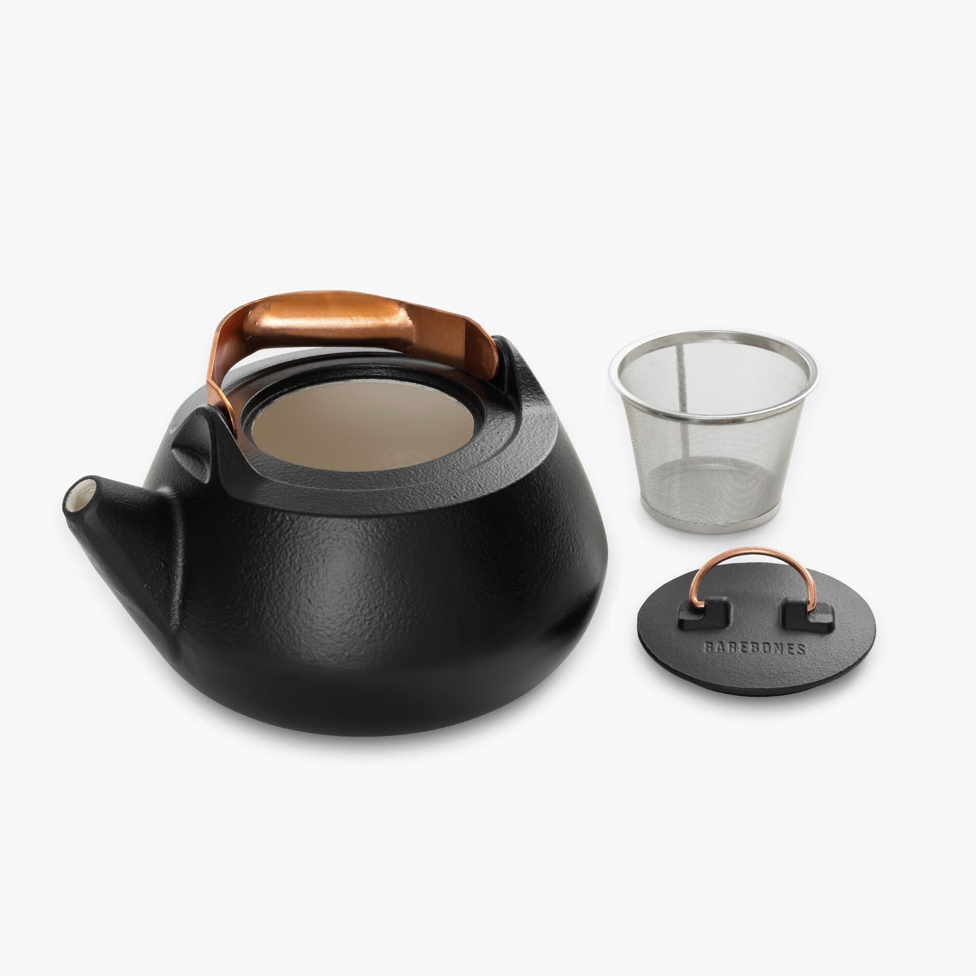 Premium Enamel Lined Cast Iron Teapot - Japanese Style Rustproof Tea Kettle with Stainless Steel Infuser - Perfect for Loose Leaf Tea, Home Brewing & Gift Giving