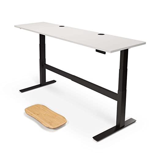 White Lam Desktop / Black Com Frame